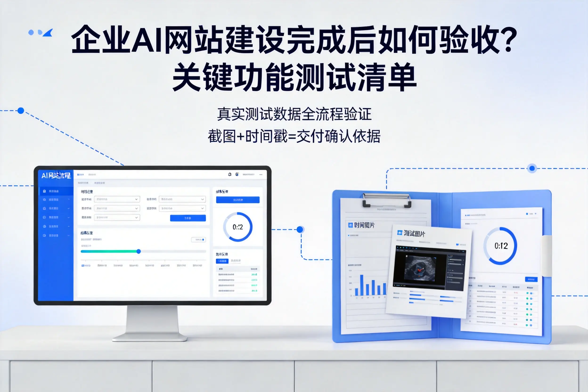 金华企业AI网站建设完成后如何验收?关键功能测试清单